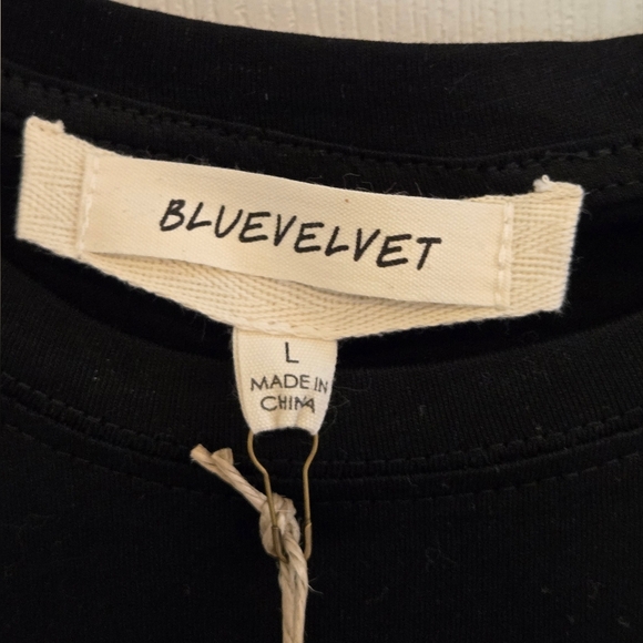 Blue Velvet NWT Sequin Tiger Tee Shirt Large - Picture 6 of 9